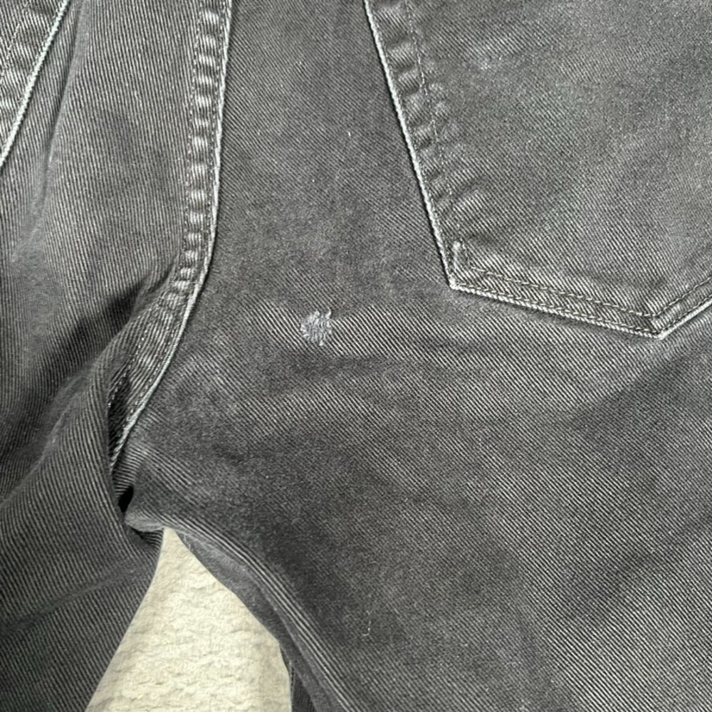 424 on Fairfax Jeans Mens 32x27 Black Slim Straight‎ Denim Casual Preppy Cotton - Picture 12 of 12